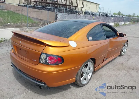2006 Pontiac Gto из США, поврежденный, VIN 6G2VX12U36L823740